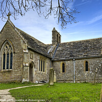 Buy canvas prints of Tyneham Church, Purbeck, Dorset by Stuart Wyatt