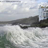 Buy canvas prints of Big Waves at St Ives by Stuart Wyatt