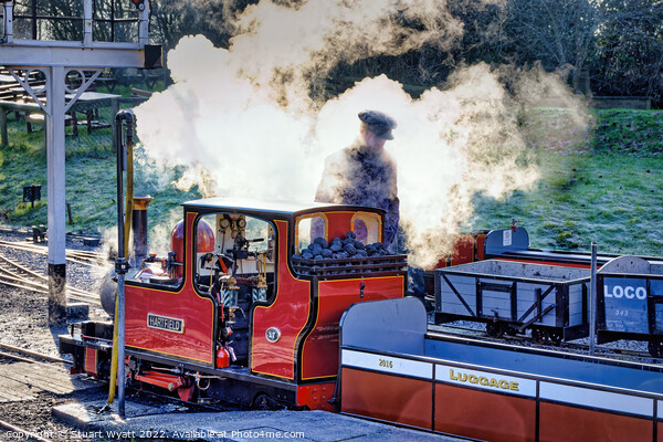 Steam Train Picture Board by Stuart Wyatt