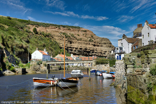 Staithes Picture Board by Stuart Wyatt