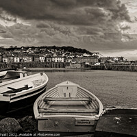 Buy canvas prints of Mousehole Harbour, Cornwall by Stuart Wyatt