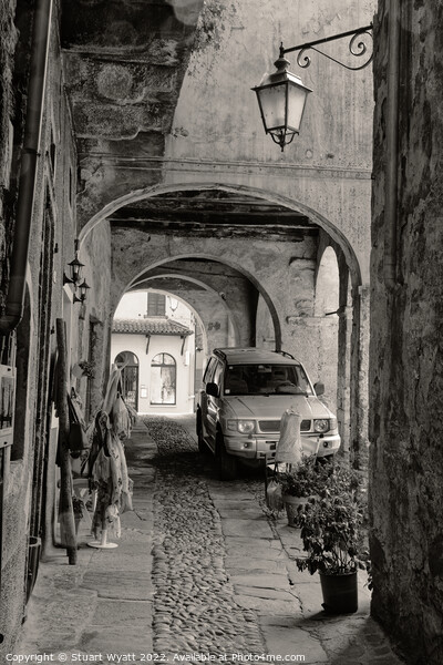 Street Scene, Italy Picture Board by Stuart Wyatt