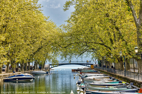 Annecy, France: The Pont des Amours Picture Board by Stuart Wyatt