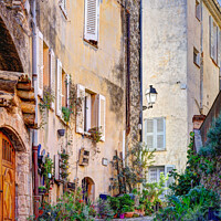 Buy canvas prints of Street Scene Provence by Stuart Wyatt