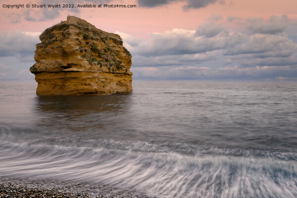 Ladram Bay: Devon Red Sandstone Rock Picture Board by Stuart Wyatt