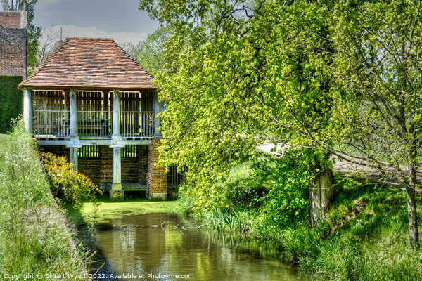 The boathouse at Sissinghurst Picture Board by Stuart Wyatt