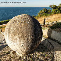 Buy canvas prints of The Great Globe at Durlston Country Park, Swanage by Stuart Wyatt