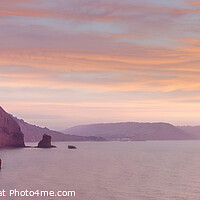 Buy canvas prints of Peaceful Sunrise Panorama by Stuart Wyatt