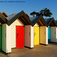 Buy canvas prints of Swanage Beach Huts by Stuart Wyatt