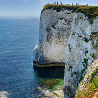 Buy canvas prints of Limestone cliff at Standfast Point by Stuart Wyatt
