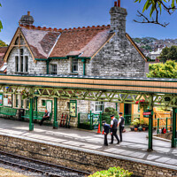 Buy canvas prints of Swanage Railway Station by Stuart Wyatt