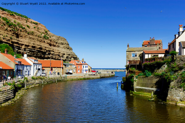 Staithes Beck Picture Board by Stuart Wyatt