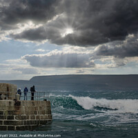 Buy canvas prints of St Ives Stormy Weather by Stuart Wyatt
