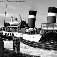 Buy canvas prints of Swanage Pier: Paddle Steamer Waverley by Stuart Wyatt