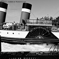 Buy canvas prints of Swanage Pier: Paddle Steamer Waverley by Stuart Wyatt
