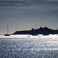Buy canvas prints of Swanage: Peveril Point Silhouette by Stuart Wyatt