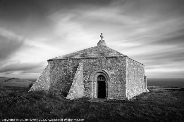 St Aldhelm's Chapel, St Albans Head, Dorset Picture Board by Stuart Wyatt