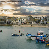 Buy canvas prints of St. Ives Harbour, Cornwall by Stuart Wyatt