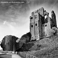 Buy canvas prints of Corfe Castle Keep by Stuart Wyatt