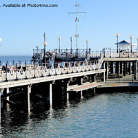 Buy canvas prints of Swanage Pier, Clear and Sharp by Stuart Wyatt