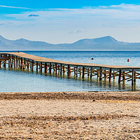 Buy canvas prints of Bay of alcudia. Serenity at Bay by Alex Winter