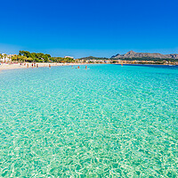Buy canvas prints of Alcudia turquoise water by Alex Winter