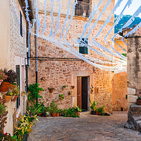 Buy canvas prints of Valldemossa village. A Mediterranean Dream. by Alex Winter