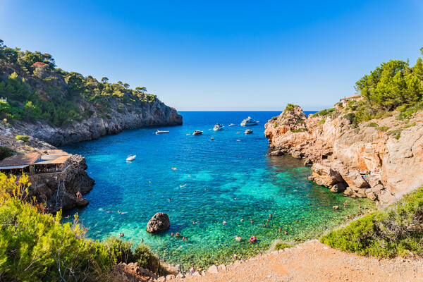 Cala Deia, Mallorca island, Spain Mediterranean Se Picture Board by Alex Winter