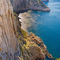 Buy canvas prints of Rocks and cliffs of Cap de Formentor on Majorca island, Spain by Alex Winter