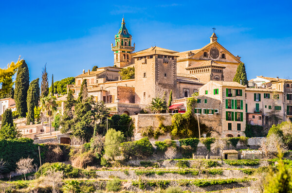 Idyllic view of Valldemossa Picture Board by Alex Winter