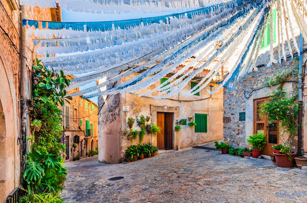 Charming Beauty of Valldemossa Picture Board by Alex Winter