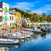 Buy canvas prints of Protocolom, Felanitx, Mallorca harbour by Alex Winter