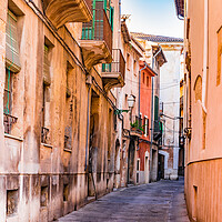 Buy canvas prints of Street at the old town of Palma by Alex Winter