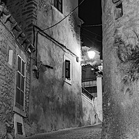 Buy canvas prints of Capdepera at night by Alex Winter