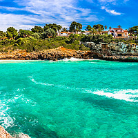 Buy canvas prints of Beach of Cala Anguila by Alex Winter