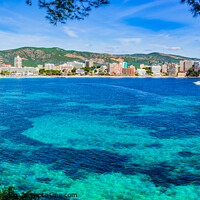 Buy canvas prints of Seaside beach in Magaluf by Alex Winter
