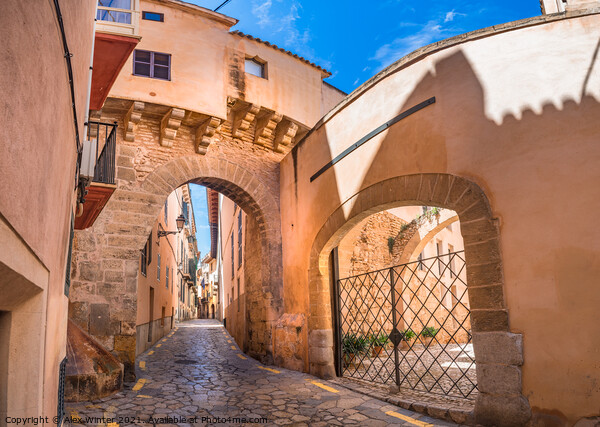 Palma de Majorca Old Town Picture Board by Alex Winter