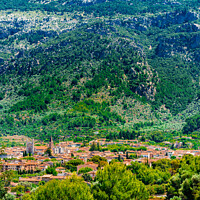 Buy canvas prints of Village of Soller on Mallorca by Alex Winter