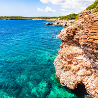 Buy canvas prints of Rocky coastline on Mallorca island by Alex Winter