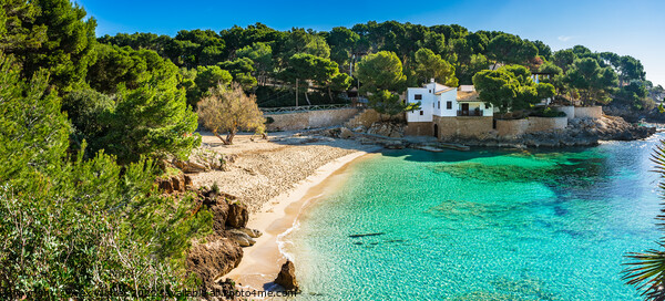 Beach Cala Gat, beautiful seaside bay of Mallorca  Canvas Print by Alex Winter