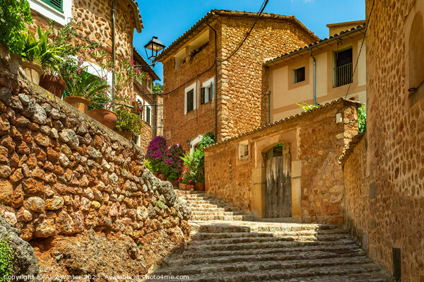 Fornalutx Mallorca Spain mediterranean mountain village Picture Board by Alex Winter