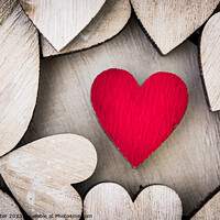 Buy canvas prints of valentine's day holiday love hearts  by Alex Winter