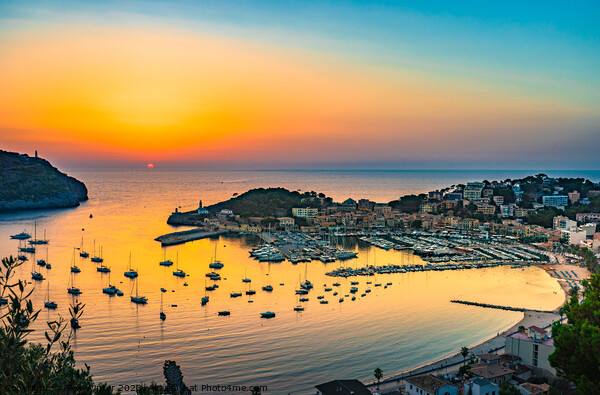 Port de Soller on Mallorca Balearic Islands Spain  Picture Board by Alex Winter