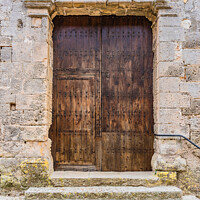 Buy canvas prints of Ancient church door a window to the past by Alex Winter