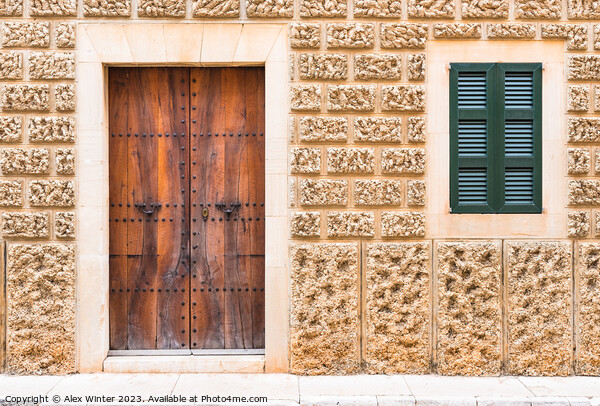 Mediterranean Charm Building doorwindows Picture Board by Alex Winter