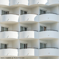 Buy canvas prints of Close-up of hotel architecture by Alex Winter