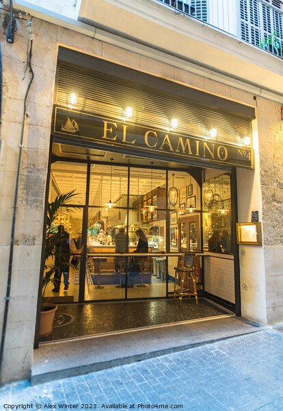 El Camino Restaurant palma Picture Board by Alex Winter