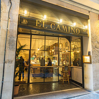 Buy canvas prints of El Camino Restaurant palma by Alex Winter