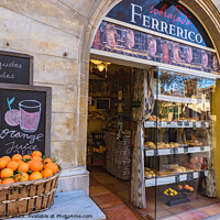 Buy canvas prints of Traditional gourmet food store Majorca, Spain by Alex Winter