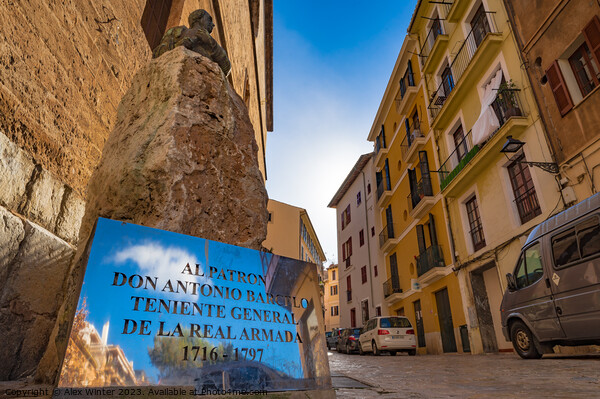 Majorca, Spain, Monument of Don Antonio Barcelo Picture Board by Alex Winter